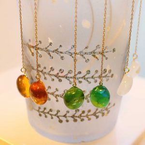 ガラスフュージング ピアス